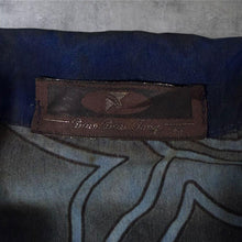 Load image into Gallery viewer, Early 00's Dian Dian Tong Goth Y2K Traditional Dragon Graphic Blue Gold Shirt
