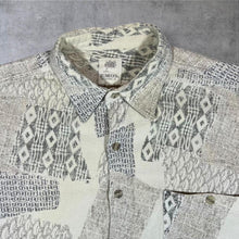Load image into Gallery viewer, Vintage 90s Emos Naturals Made in Italy Abstract Geometric Shirt Large 4
