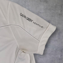 Load image into Gallery viewer, Galvin Green Ventil8 Golf Polo Shirt Mens M White The Mere Performance
