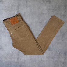 Load image into Gallery viewer, Levi's 511 Premium White Tab Brown Cord Corduroy Slim Fit Trousers Jeans
