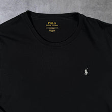 Load image into Gallery viewer, Polo Ralph Lauren Classic Mini Logo Black Long Sleeve Cotton T-Shirt
