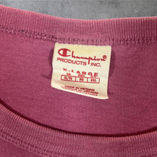 Load image into Gallery viewer, Vintage 90's Champion Classic Embroidered Mini Logo Faded Red T-Shirt
