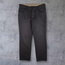 Load image into Gallery viewer, Rocha John Rocha Trousers 36R Charcoal Grey Straight Leg Washed Jeans
