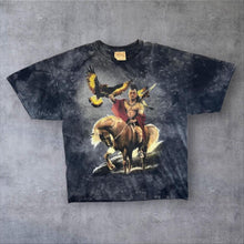 Load image into Gallery viewer, Vintage The Mountain Native American Horse Eagle Wildlife Graphic Tie Dye T-Shirt
