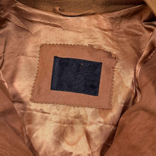 Load image into Gallery viewer, Vintage 90's Classic Brown Suede Leather Zip Bomber Jacket
