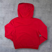 Load image into Gallery viewer, NHL Chicago Blackhawks Ice Hockey Spellout Graphic Red Hoodie
