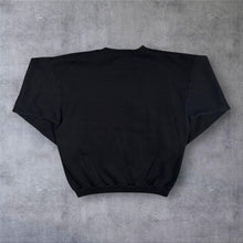 Load image into Gallery viewer, Vintage 90s Tultex Wolf Moon Sweatshirt 2XL Black Made USA Wildlife Graphic
