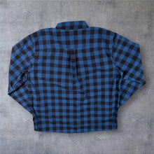 Load image into Gallery viewer, Patagonia Fezzman Shirt Mens XL Blue Black Buffalo Check Long Sleeve 53936
