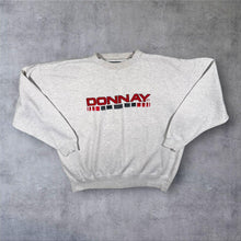 Load image into Gallery viewer, Early 00's Donnay International Embroidered Spellout Grey Crewneck Sweatshirt
