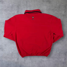 Load image into Gallery viewer, Vintage 90s Bogner Sport 1/4 Zip Fleece Red Embroidered Horse Ski Pullover L

