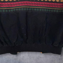 Load image into Gallery viewer, Vintage 90s Oscar Piel Leather Jacket L Southwestern Aztec Sherpa Western
