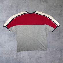 Load image into Gallery viewer, Vintage Tommy Hilfiger "Tommy Jeans" Embroidered Mini Logo Colour Block T-Shirt
