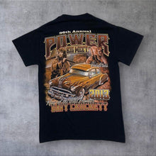 Load image into Gallery viewer, Power Big Meet “King Of The Wild Frontier” Hot Rod Wildlife Souvenir Graphic T-Shirt
