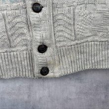 Load image into Gallery viewer, Vintage 90s North Pole Nordic Cardigan Polar Bear Fair Isle Knit Jumper L XL
