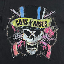 Load image into Gallery viewer, Guns N Roses Graphic Logo Spellout Hard Rock Glam Metal Band  T-Shirt

