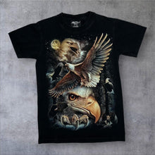 Load image into Gallery viewer, Early 00’s Rock Chang Bald Eagle Bird Animal Nature Wildlife Graphic T-Shirt
