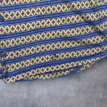 Load image into Gallery viewer, Vintage S.Oliver Crazy Abstract Patterned Striped Short Sleeve Cotton Shirt
