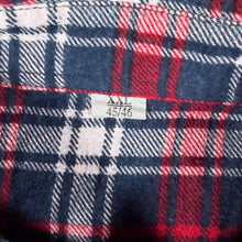 Load image into Gallery viewer, Mens XXL Red Tartan Flannel Shirt 100% Cotton Plaid Lumberjack Grunge 45/46
