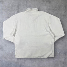 Load image into Gallery viewer, Vintage John F. Gee Loop Tab White Hippy Long Sleeve Cotton Flannel Shirt
