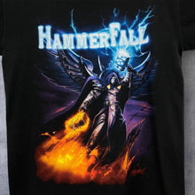 Load image into Gallery viewer, Hammerfall “Rebels With A Cause” Graphic Spellout Power Heavy Metal Band T-Shirt
