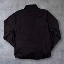 Load image into Gallery viewer, Calvin Klein "Slim Fit Non-Iron" Classic Black Long Sleeve Cotton Dress Shirt
