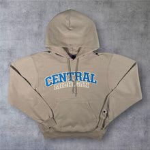 Load image into Gallery viewer, Champion "Central Michigan" Embroidered Spellout College Grey Hoodie
