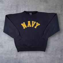 Load image into Gallery viewer, Vintage 90s MV Sport US Navy Sweatshirt Large Naval Academy Collegiate USA

