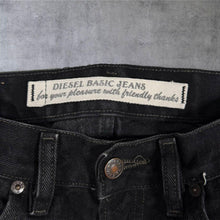 Load image into Gallery viewer, Diesel Keetar Jeans Mens W30 Black Straight Leg Vintage Y2K Diesel Industry
