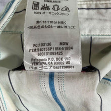 Load image into Gallery viewer, Patagonia Wisco Shirt Mens M Organic Cotton Western Pearl Snap Striped 54015
