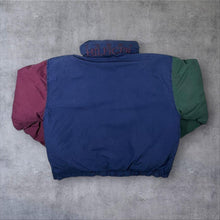 Load image into Gallery viewer, Vintage 90s Tommy Hilfiger Reversible Down Puffer Jacket XL Plaid Colour Block
