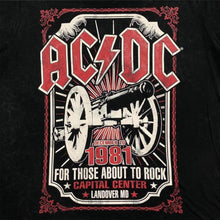 Load image into Gallery viewer, AC/DC “For Those About To Rock” Graphic Spellout Hard Rock Band T-Shirt
