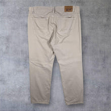 Load image into Gallery viewer, Orvis "Five Pocket" Beige Straight Leg Regular Fit Cotton Chino Trousers
