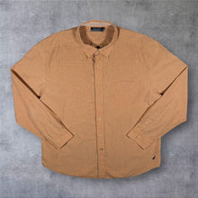 Load image into Gallery viewer, Nautica Classic Orange Check Long Sleeve Button-Down Shirt
