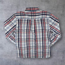 Load image into Gallery viewer, Tommy Hilfiger Mens M 15.5-16 Custom Fit Plaid Check 2 Ply Button Down Shirt
