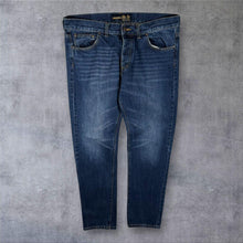 Load image into Gallery viewer, Musto Men's Size 36 Regular Fit Dark Wash Blue Denim Jeans
