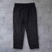Load image into Gallery viewer, Nike Mini Swoosh Logo Black Gorpcore Straight Cuff Baggy Tracksuit Pants Bottoms
