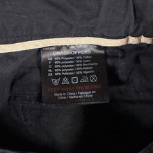 Load image into Gallery viewer, Craghoppers Classic Black Straight Leg Cargo Utility Outdoor Pants Trousers
