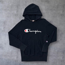 Load image into Gallery viewer, Vintage Champion Reverse Weave Embroidered Big Logo Spellout Pullover Hoodie
