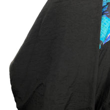 Load image into Gallery viewer, Vintage 90s Reebok Windbreaker Jacket M Black Blue Abstract Colourblock Retro

