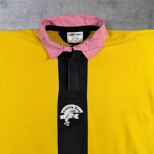 Load image into Gallery viewer, Vintage Halbro Beatsly Boy Colour Block Rugby Short Sleeve Heavy Cotton Polo Shirt

