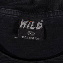Load image into Gallery viewer, Early 00's Wild Wolf Native American Wildlife Graphic Black Cotton T-Shirt
