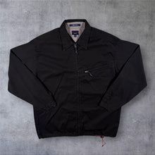Load image into Gallery viewer, Vintage Tommy Jeans Hilfiger Jacket M Black Cotton Bomber Y2K Macau 1999
