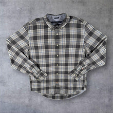Load image into Gallery viewer, Tommy Hilfiger "Melange Custom Fit" Grey Check Long Sleeve Cotton Button-Down Shirt
