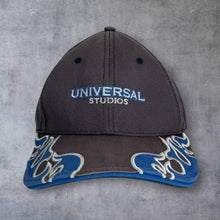 Load image into Gallery viewer, Universal Studios Embroidered Tourist Spellout Y2K Flame Baseball Cap

