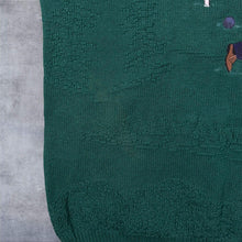 Load image into Gallery viewer, Vintage 90's Cypress Links Golf Motif Embroidered Green Cotton Knit Jumper
