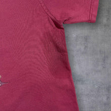 Load image into Gallery viewer, Weird Fish "Game Of Prawns" TV Show Parody Graphic Faded Burgundy Red T-Shirt
