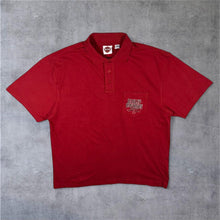 Load image into Gallery viewer, Vintage Harley Davidson (2005) "Riyadh" Saudi Arabia Biker Tourist Red Polo Shirt
