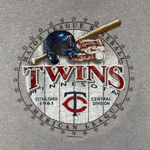 Load image into Gallery viewer, Vintage Lee Sport MLB Minnesota Twins Baseball Graphic Grey Cotton T-Shirt
