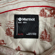 Load image into Gallery viewer, Marmot Mens XL Mountain Cabin Print Shirt Short Sleeve Hiking Gorpcore Outdoor

