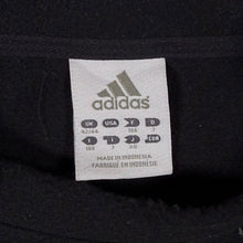 Load image into Gallery viewer, Adidas Embroidered Mini Logo Black Fleece Mock Neck Sweatshirt

